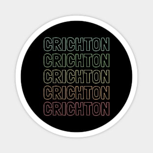 Crichton Name Pattern Magnet